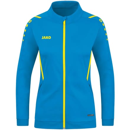 Jako Challenge Polyestervest Dames - Jako Blauw / Fluogeel | Maat: 44