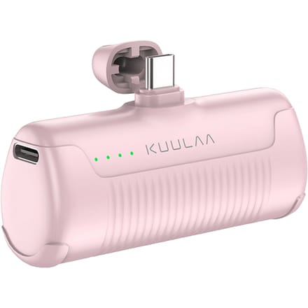 Kuulaa Capsule 4500mAh Pocket Powerbank Roze 4.500 mAh