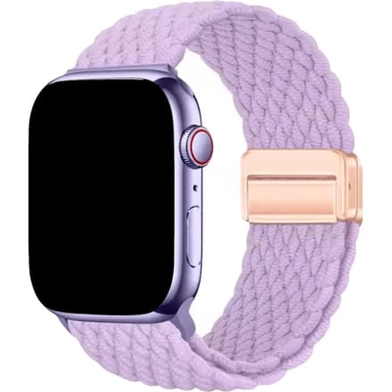 2+1 | Apple Watch Bandje Zyra - Nylon - Lila