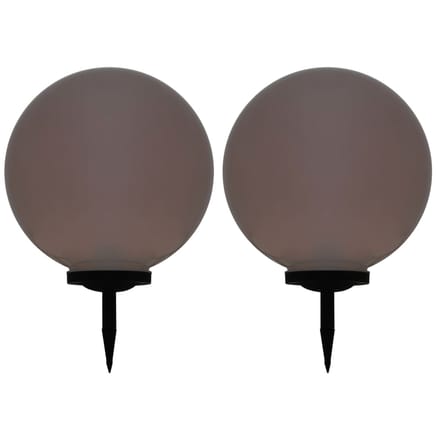 vidaXL Solarlampen 2 st LED rond 50 cm RGB