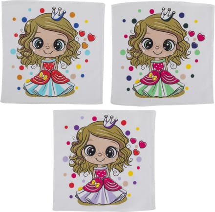 Sofil kinderzakdoeken Princess- 12 stuks - 27x27 CM