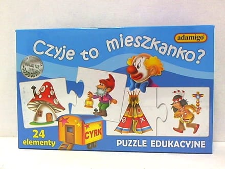 Czyje to mieszkano Puzzle edukacyjne