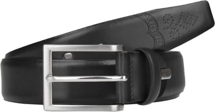 LLOYD Leren Riem Leather Belt W100 Black Zwart