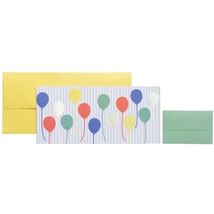 Stewo cadeau envelop ballon, formaat 23 x 11 cm.