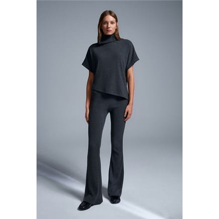 Hooggetailleerde Flared Breipantalon