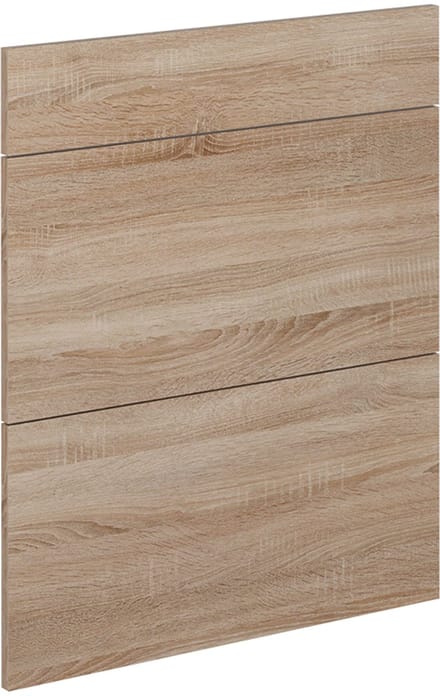 Vicco R-Line Keukenfront – 59.6 x 70.4 cm meubelfront voor de onderkast met lades Sonoma