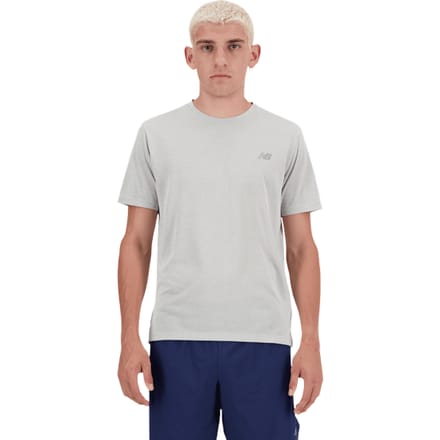 New Balance Rc Essential T-shirt Athletic Grey Größe: XL | Basic T-Shirts Outlet | Herren | Grau