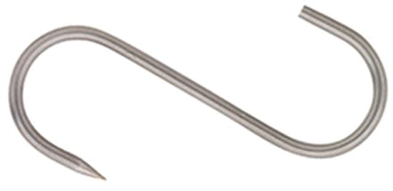 S-haak vleeshaak RVS – 4,0x80 mm