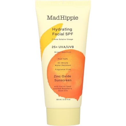 Mad Hippie, Hydraterend Gezichtszonnebrandcrème, Geurvrij, 2 fl oz (59 ml) beige