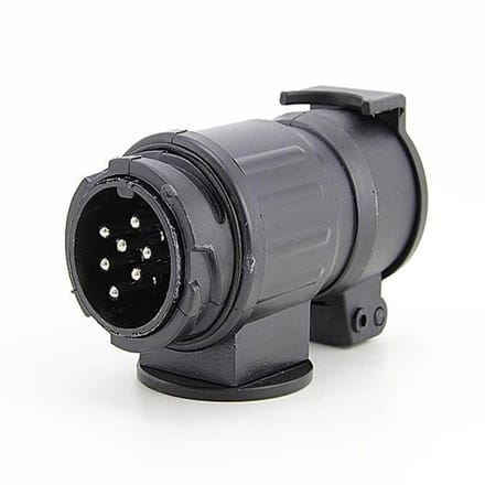 Tip-it Verloopstekker 13-polig naar 7-polig - aanhanger adapter - lange variant