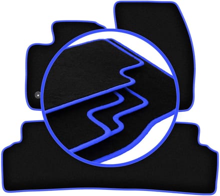 CARLUX-BLAUW automatten voor: Ford Tourneo Courier combivan (2014-)