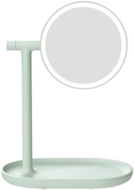 Make-up Spiegel - Verlichte Spiegel - Dagelijkse Verzorging - Dubbelzijdig HD - 24 cm Hoog - Groen