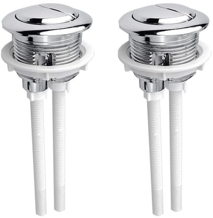 Dailygoods - 2 Stuks Universele Wc-Spoelknoppen voor Dubbele Spoeling