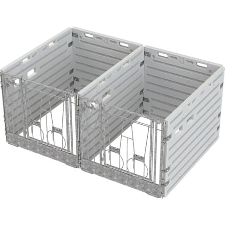 Zelfdragende modulaire kuitbox met twee etages Kerbl