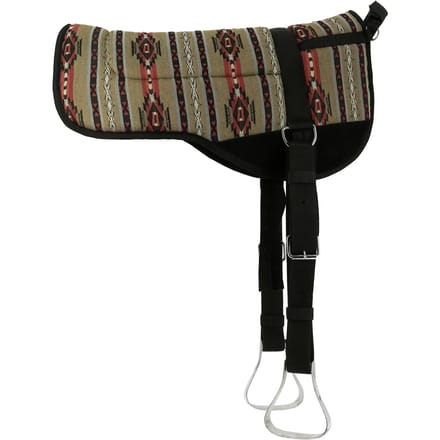 Norton Equestrian Kiowa Bareback Pad Zadel Zwart Full