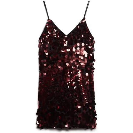 Superdry - Mini-discojurk met lovertjes - Dames - Jurken