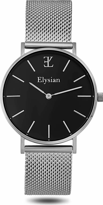 Elysian - Horloge Dames - Zilver Mesh - Waterdicht - 36mm - Cadeau Voor Vrouw