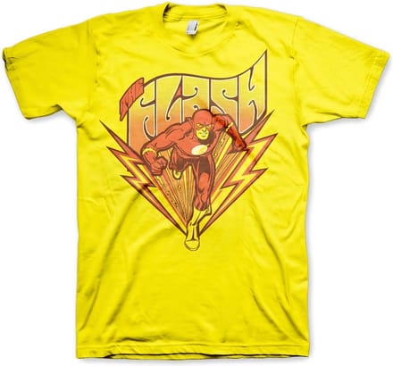 The Flash Klassiek T-shirt geel