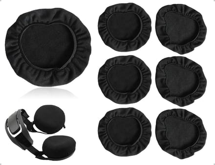Dailygoods - Set van 6 Wasbare Hoofdtelefoonhoezen voor Comfort en Hygiëne