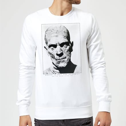 Universal Monsters The Mummy Portrait Trui - Wit - M