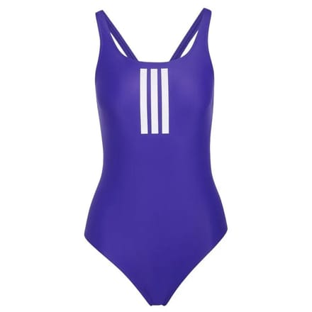 Adidas Performance 3-Stripes V-Back Badpak - Dames - Paars
