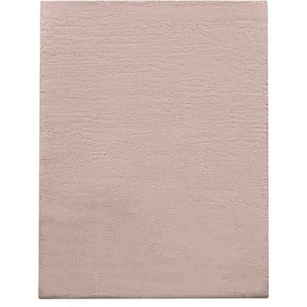 Vachtkleed Fluffy beige 200 cm vierkant