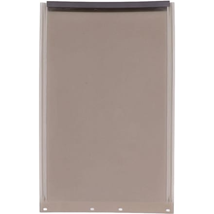 Hondenluik Weerbestendig Doorzichtig Flexibel Vervangend TPU Huisdierluik voor Aluminium M Size gray