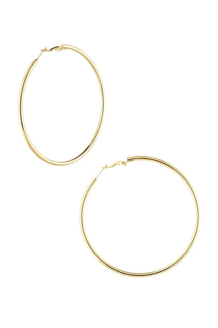 Yehwang - Oorbellen - Hoops - Medium - Oorringen - Goud - Stainless Steel
