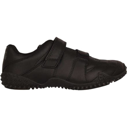 Lonsdale Kinderen Fulham Leren Sneakers (Zwart)