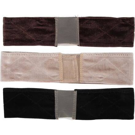 3 stuks Pruik Grip Band Verstelbare Fixatie Scheiding Kant Hoofdband Elastische Velours Pruikbanden gray
