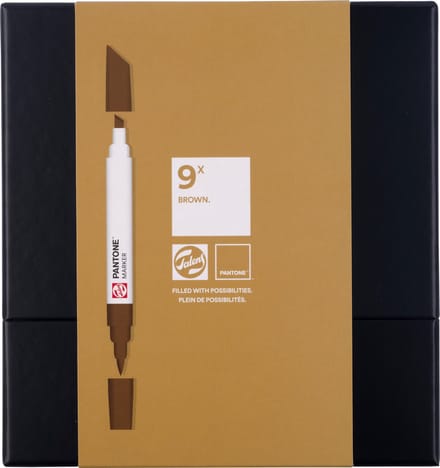 Talens | Pantone marker set 9x Brown