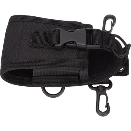 Walkie Talkie Houder Nylon Beschermend Multifunctioneel 2-weg Radio Tasje voor Baofeng UV‑5R black