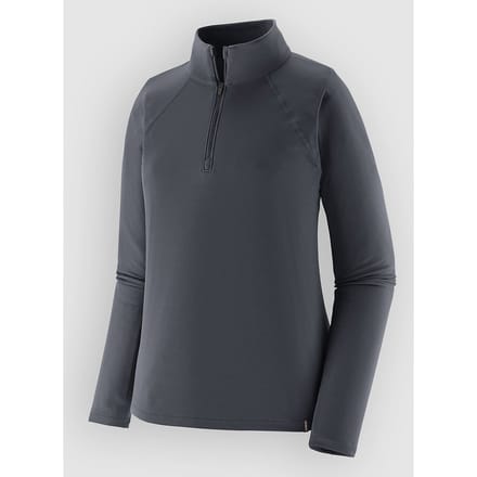 Patagonia Cap Mw Zip Neck Base Layer Top blauw