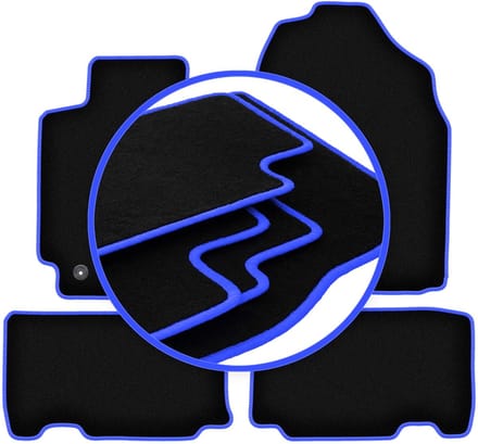 CARLUX-BLUE automatten voor: Toyota RAV4 IV Hybrid (2013-2019)