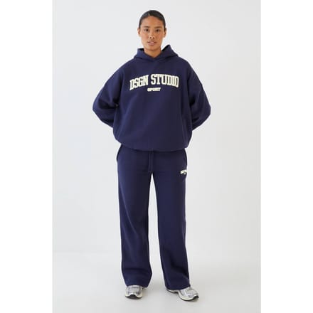 Dames Dsgn Studio Oversized Hooded Trainingspak | Marineblauw | Maat: Large
