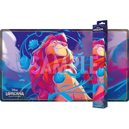 Disney Lorcana speelmat kaartspel Mufasa Set 9 Lion King Engels.