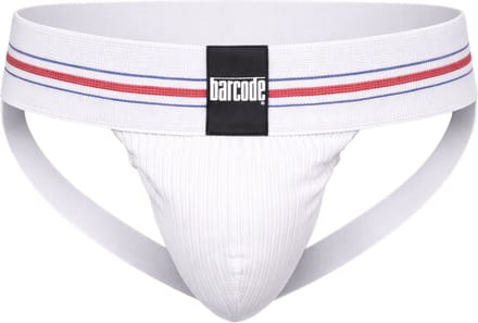 Barcode Berlin Boris Jockstrap White - MAAT M - Heren Ondergoed - Jockstrap voor Man - Mannen Jock