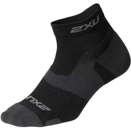 2xu Enkelsokken Vectr Lightcushion Nylon Zwart Maat 38/41