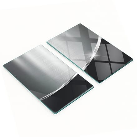 Geharde multifunctionele decoratieve glazen platen met textuur, 2x30x52 cm