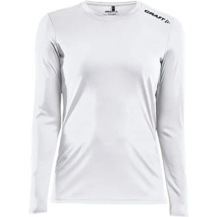 Craft Rush Running Longsleeve Dames - Wit | Maat: L
