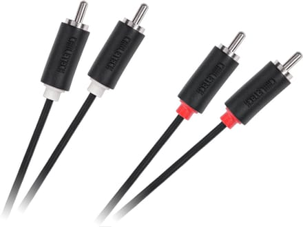 Cabletech Standard - RCA Kabel - 2RCA naar 2RCA - 3 meter