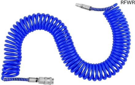 Solidchoice - 10 Meter Compressed Air Spiral Hose met Koppeling