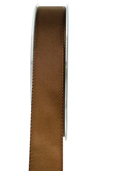 Cadeau- en decoratielint, bruin, 25 mm, 50 m