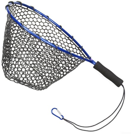 Dailygoods- Schepnet Telescopisch - Inklapbaar - Siliconen Gaas - EVA Handvat - Draagbaar - Aluminiumlegering Beugel - Visnet
