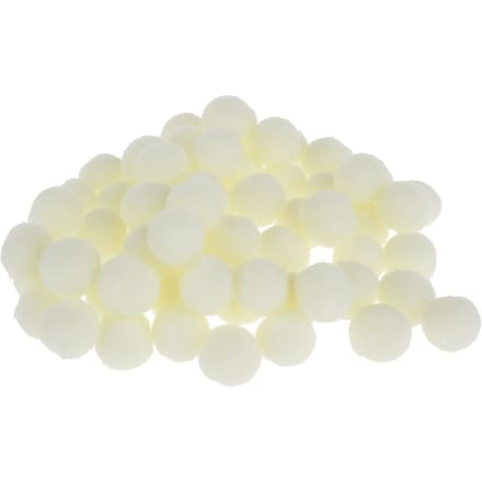 VBS Pompons, 15 mm, 60 stuks - Créme