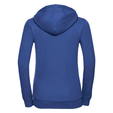 Russell Dames/Dames Authentic Full Zip Hoodie (Helder Koningsblauw)
