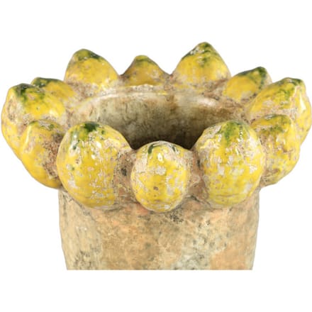 PTMD - Pot Fruitsy - Geel - 23x23x32cm