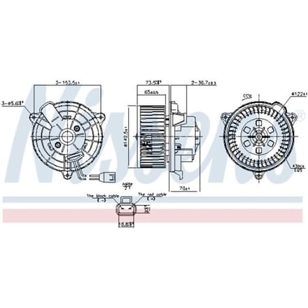 Binnenventilator NISSENS 87649