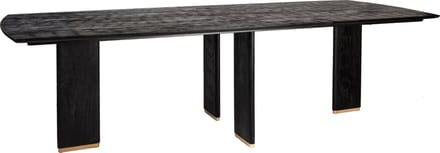 PTMD - Eetkamertafel Liber - Zwart - 240x100x77cm