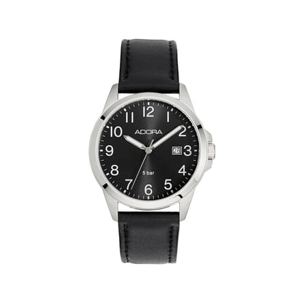 Mooie klassiek herenhorloge met datum - Adora AB6656